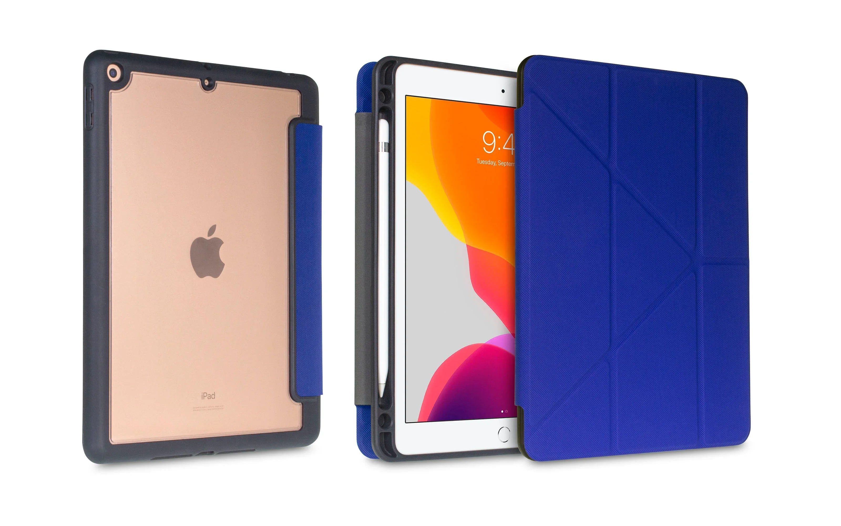 Torrii Torero Case With Pencil Slot For Apple iPad 10.2 (2019) - Blue - Tashqila Torrii Torero Case With Pencil Slot For Apple iPad 10.2 (2019) - Blue - Tashqila
